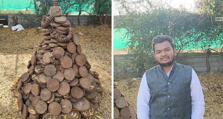 Prince Patel ने डिज़ाइन की गोबर से बनी खास ईको-फ्रेंडली 