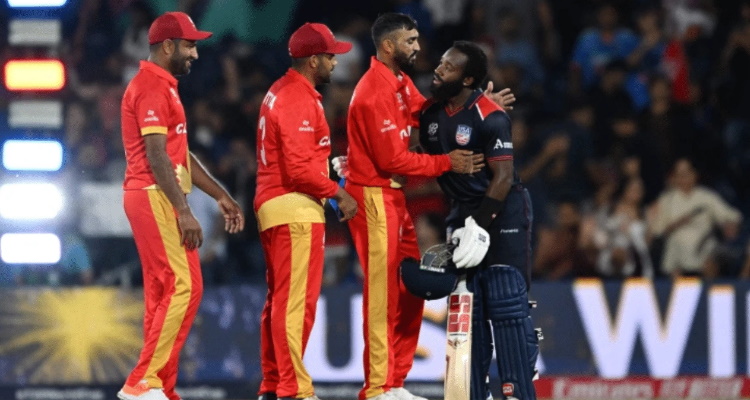 T20 वर्ल्ड कप में अमेरिका और कनाडा के बीच देखने को मिला