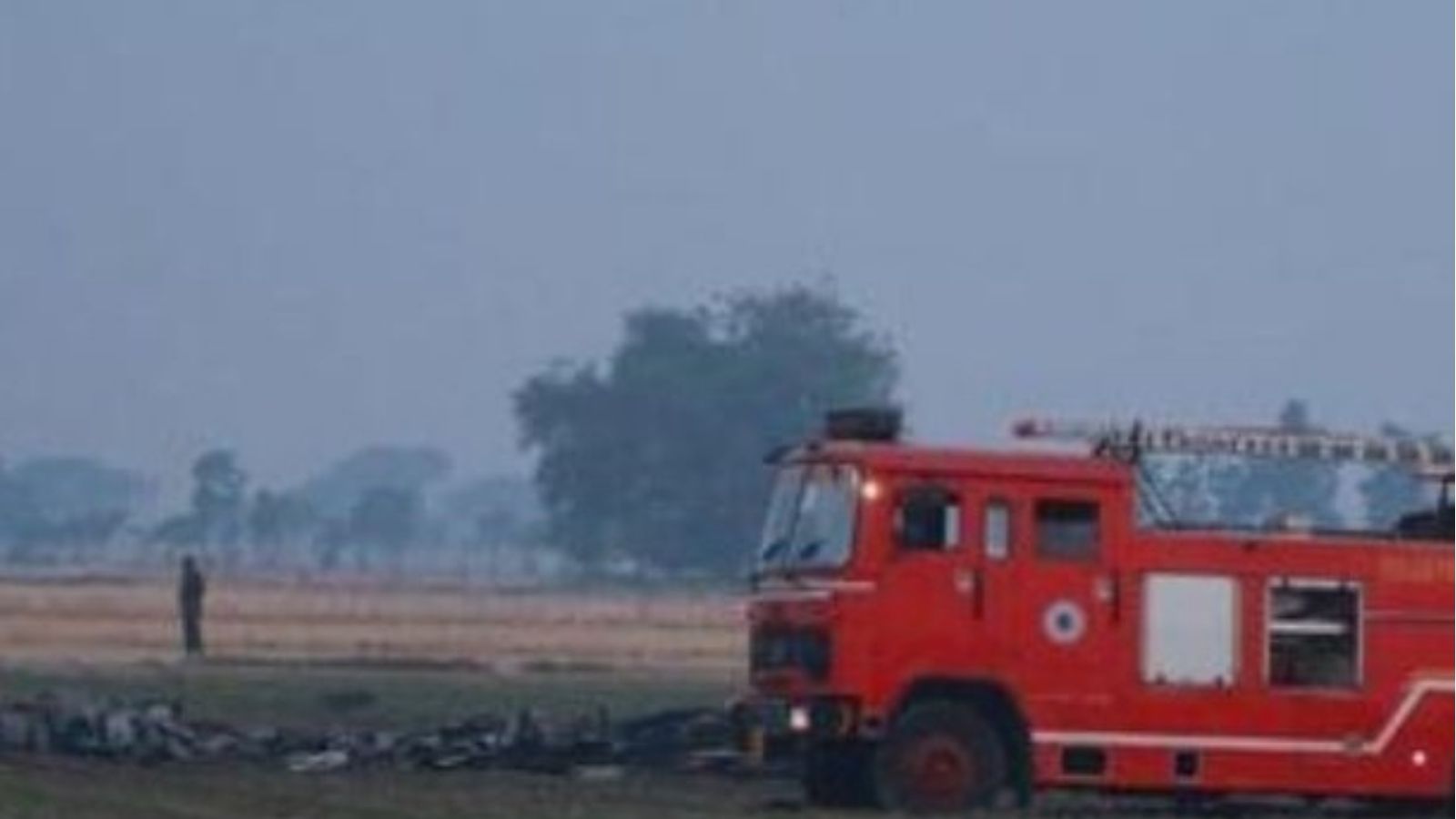 पंजाब में लड़ाकू विमान क्रैश,