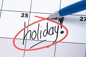  Holiday : 