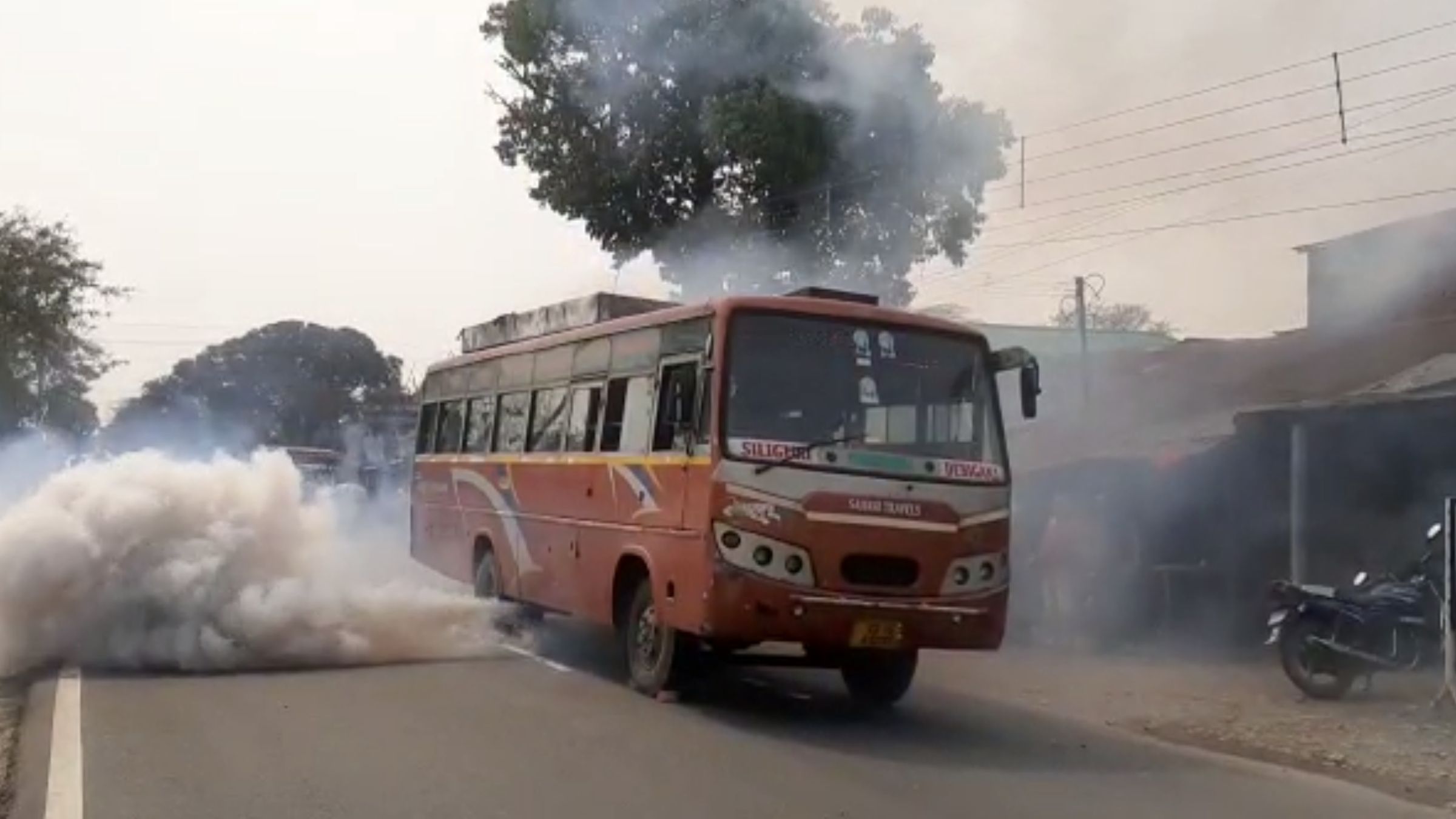 श्री नैना देवी जा रही बस में मचा हड़कंप, 