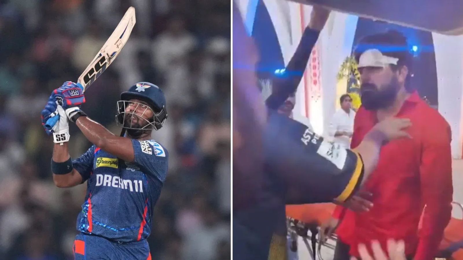 IPL 2025 : निकोल्स पूरन के छक्के से फूटा दर्शक का माथा, 