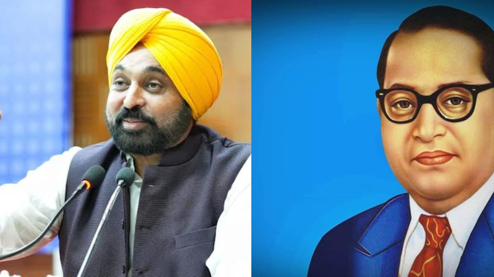 सीएम मान ने अंबेडकर जयंती पर संविधान निर्माात को दी श्रद्धांजलि,