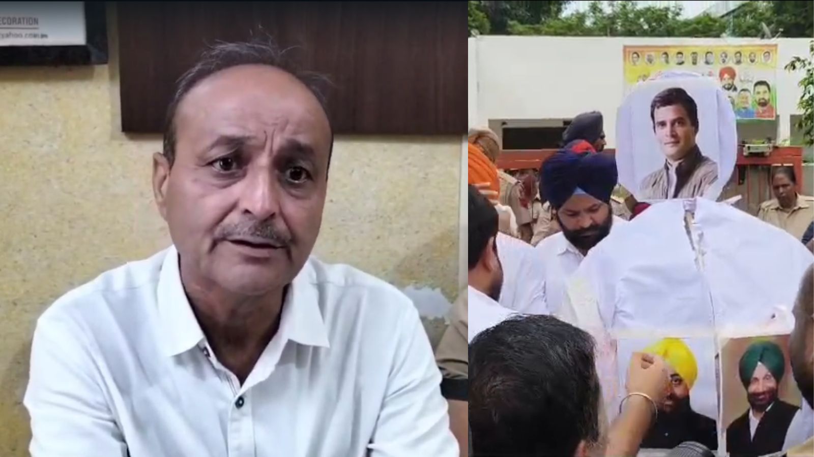 राजिंदर बेरी ने अकाली दल के नेताओं पर तोड़फोड़ के लगाए आरोप,