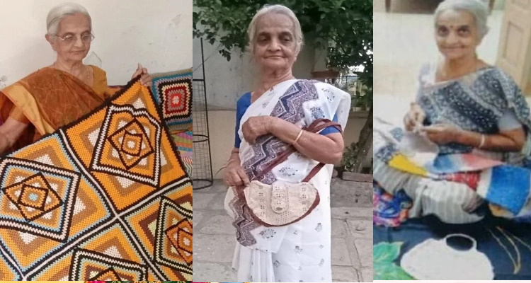 88 साल की पद्मा परीख को खाली बैठना नहीं पसंद, दादी चलाती 