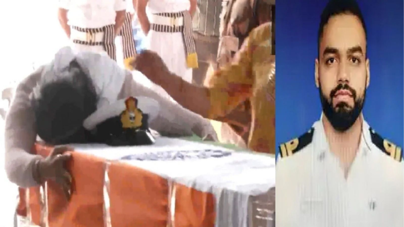 Pahalgam Terror Attack : पार्थिव शरीर से लिपटकर रोई लेफ्टिनेंट विनय की पत्नी, 