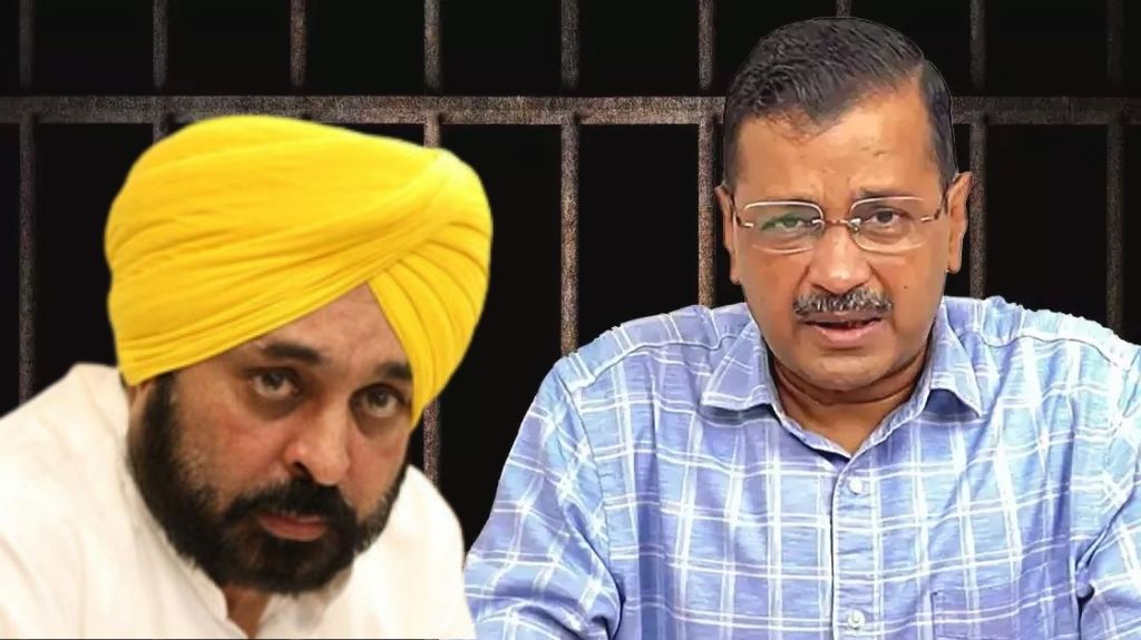 केजरीवाल से जेल में मिले मुख्यमंत्री भगवंत मान
