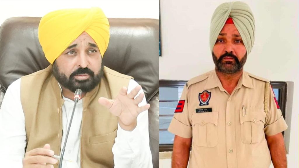बरनाला में पुलिसकर्मी की मौत पर CM मान का ऐलान,