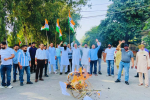 सुखपाल खैरा गिरफ्तार मामले में यूथ कांग्रेस ने फूंका पंजाब सरकार का पुतला, 