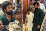लालबागचा राजा के दर्शन लिए पहुंचे विक्की कौशल : 