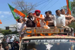  लुधियाना में रवनीत सिंह बिट्टू का रोड शो, 