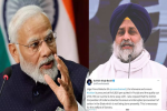 सुखबीर बादल ने पीएम नरेंद्र मोदी को किया ट्वीट, 