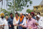 कैबिनेट मंत्री मोहिंदर भगत ने 97 लाख रुपये की लागत से बनने वाली सड़क का नींव पत्थर रखा