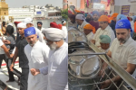 दूसरे दिन भी राहुल गांधी स्वर्ण मंदिर में हुए नतमस्तक,