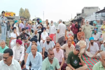 होशियारपुर टैंकर ब्लास्ट मामले में लोगों का धरना प्रदर्शन, 