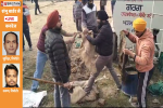 आंसू गैस के गोले से बचने के लिए किसानों ने भी की तैयारी,