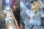 ज्वेलरी शॉप पर लुटेरों के साथ हो गया धोखा