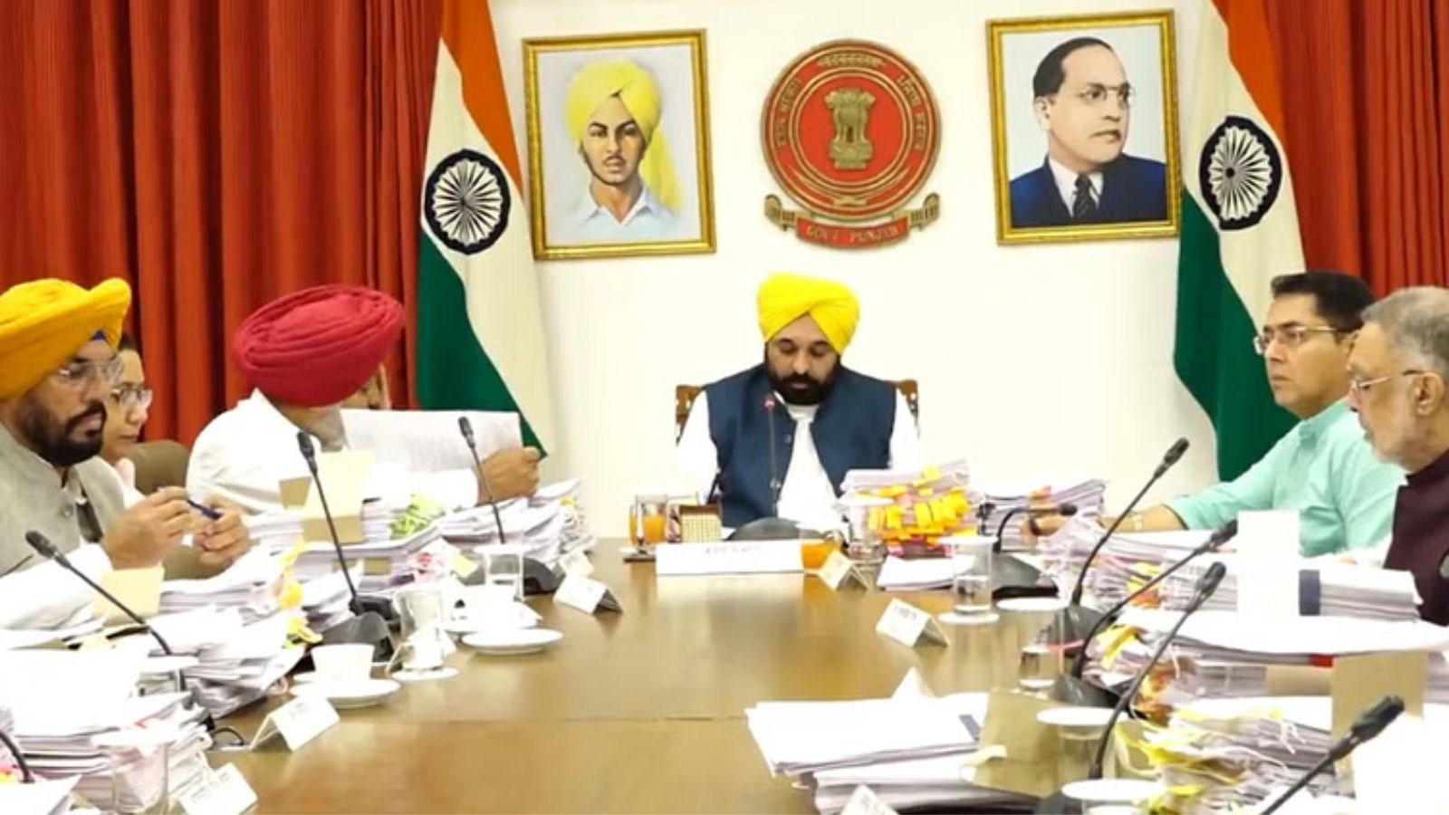Punjab government called a cabinet meeting