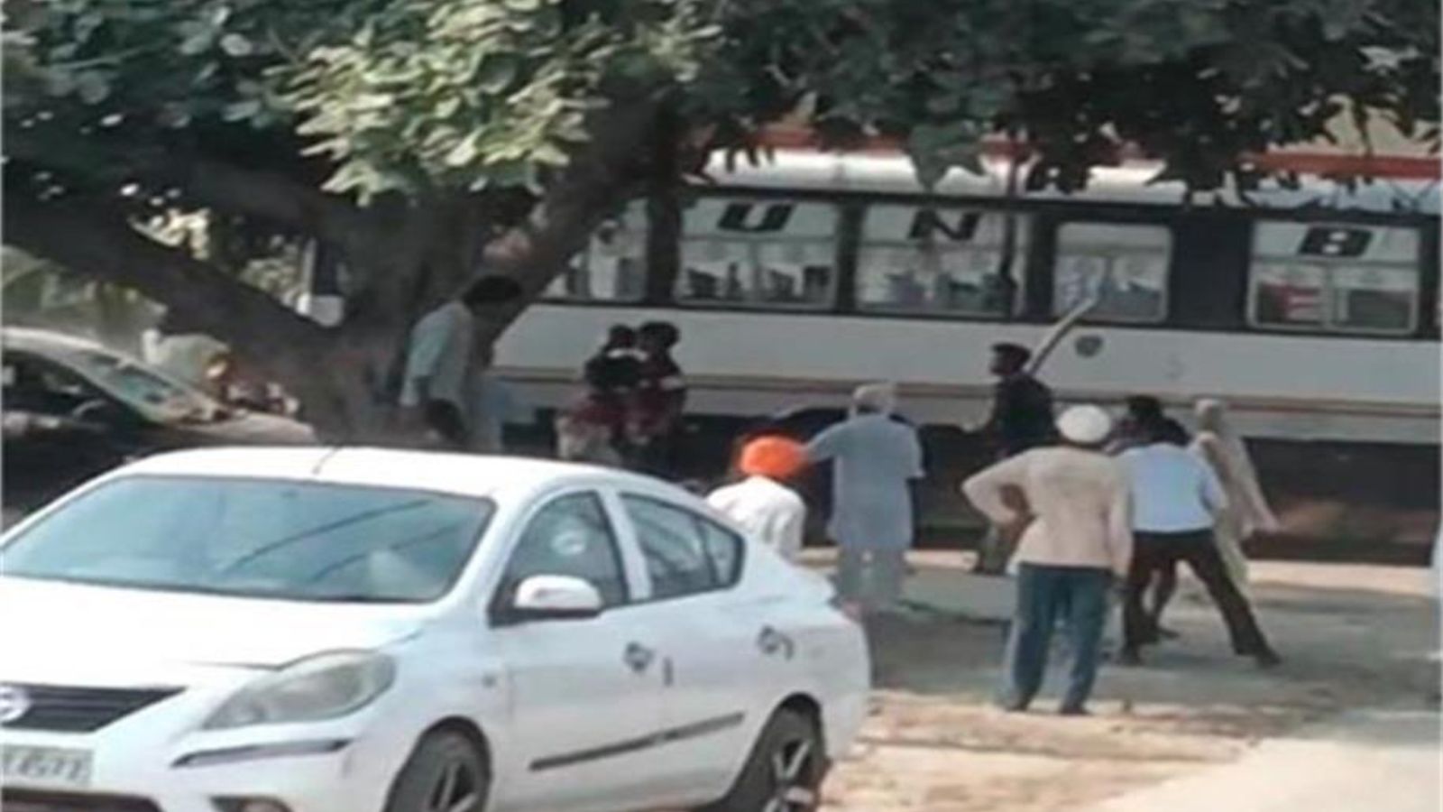 Bus going to CM Mann's rally attacked in Punjab