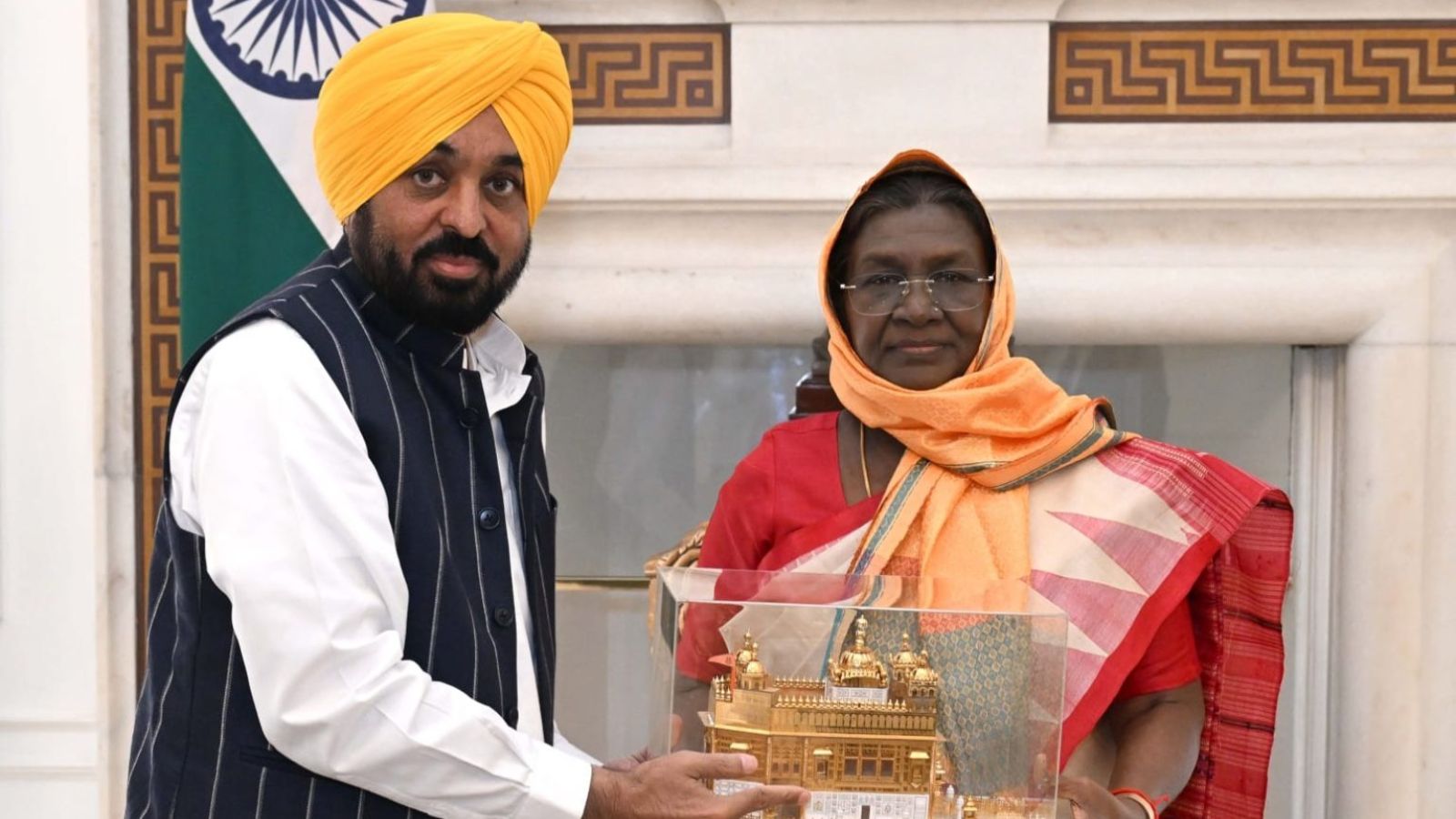 CM Mann met President Draupadi Murmu