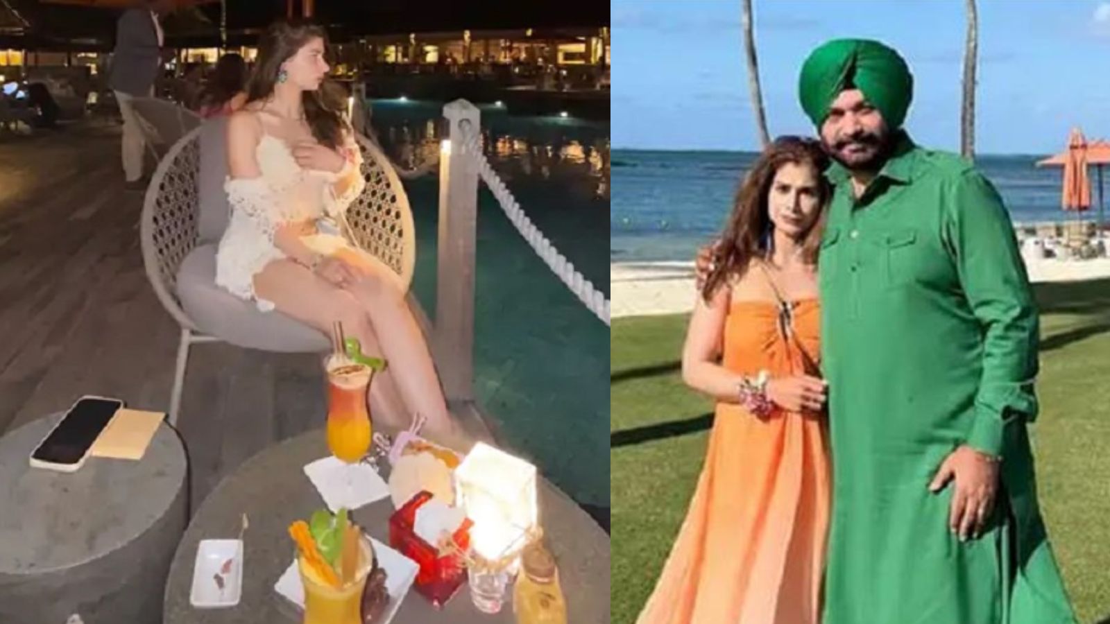 Punjab Congress leader Navjot Singh Sidhu in Mauritius with family