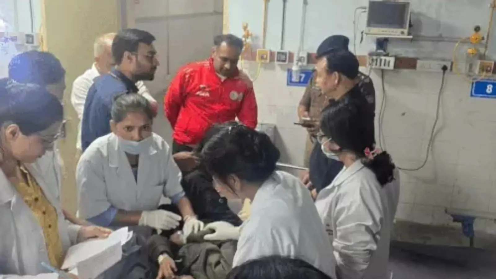 A tempo traveller full of tourists fell into a 50-foot gorge