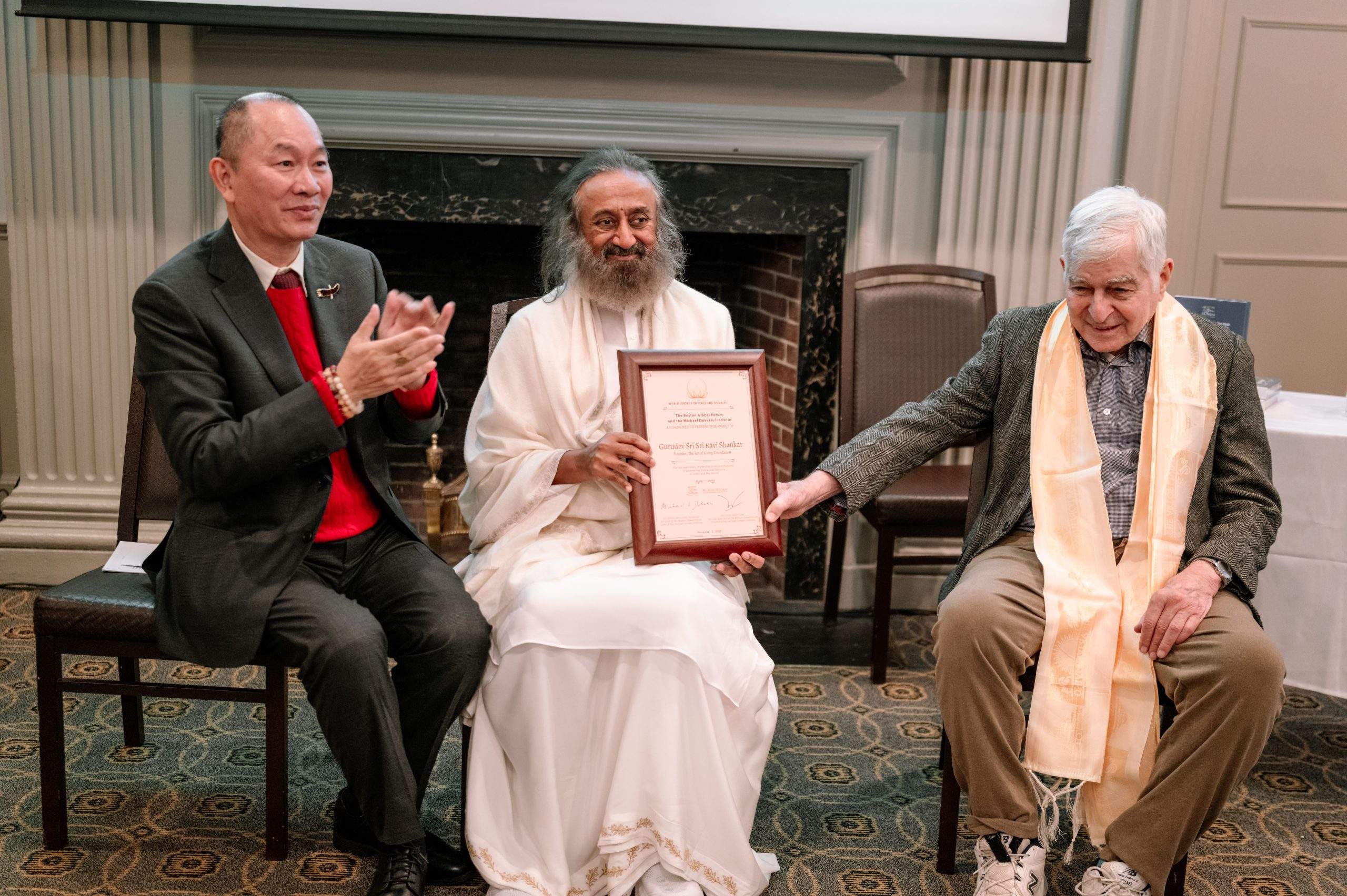 Sri Sri Ravi Shankar named 'World Leader for Peace and Security'