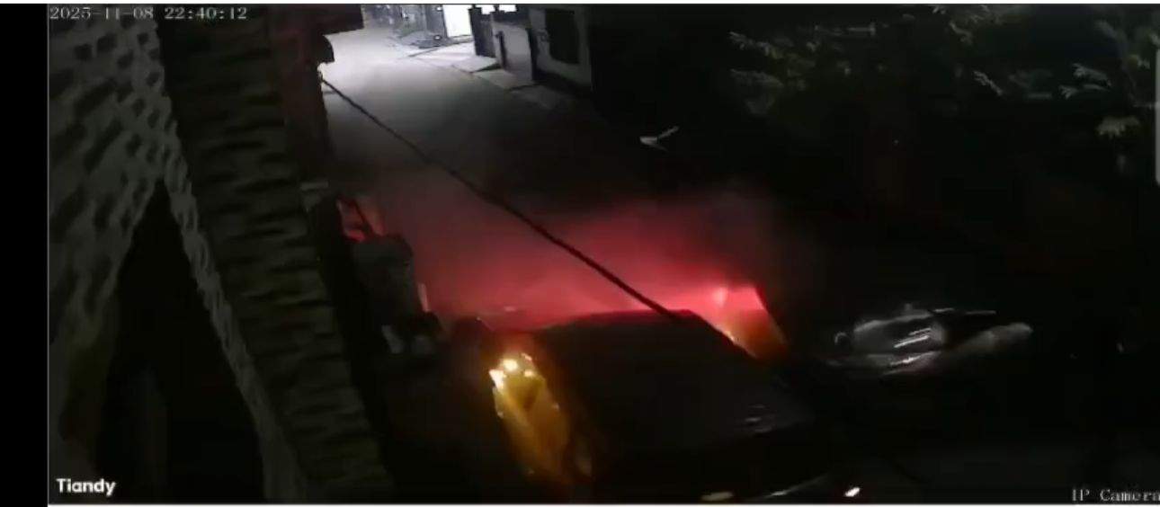 A major accident was averted in Jalandhar when a businessman's son rammed a parked car, leaving three friends with a narrow escape.