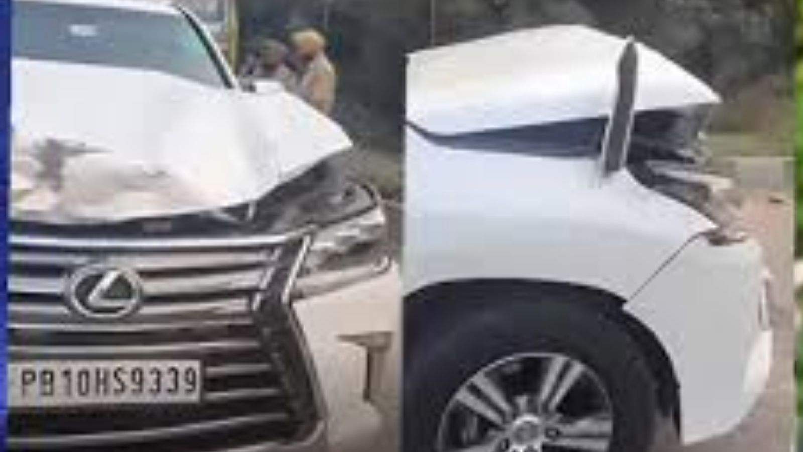 Punjab: Rajya Sabha MP Rajinder Gupta's son met with an accident, struck by a car from behind on GT Road.