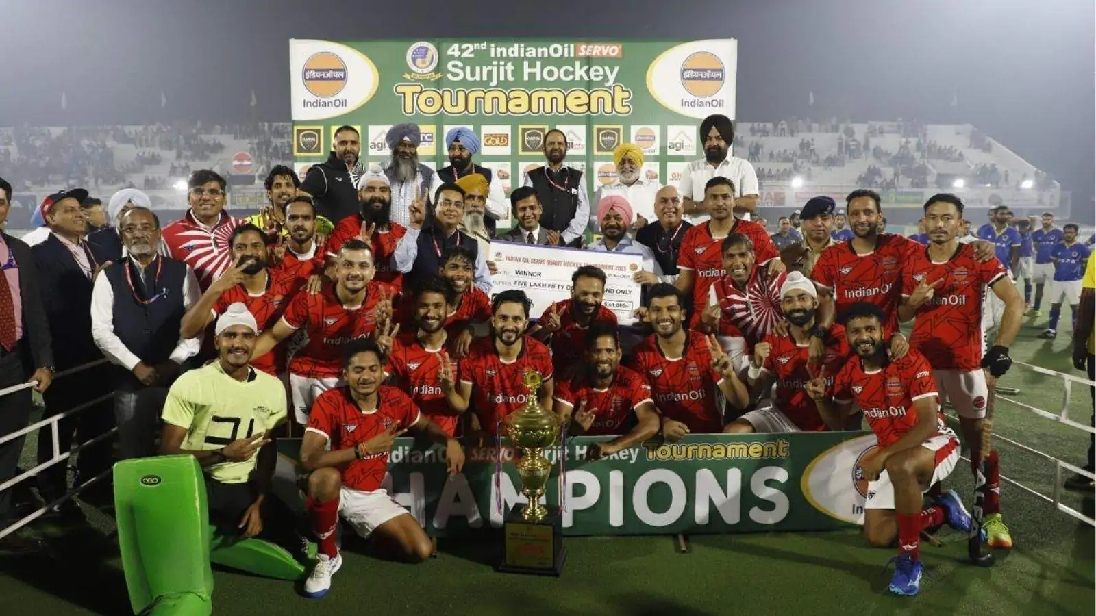 Jalandhar: Indian Oil Mumbai defeated Indian Railways Delhi 2-1,