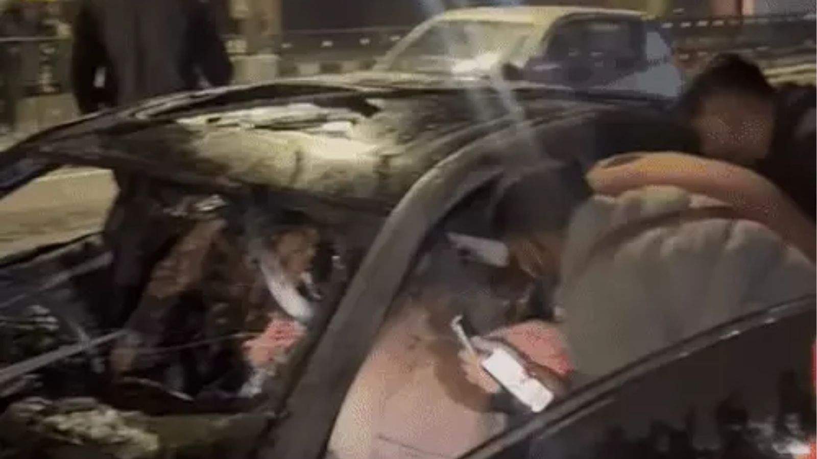 BMW car fire Chandigarh, Car fire news Chandigarh, Sector 22 Chandigarh accident, BMW fire after service, Luxury car fire India, Mohali resident car accident