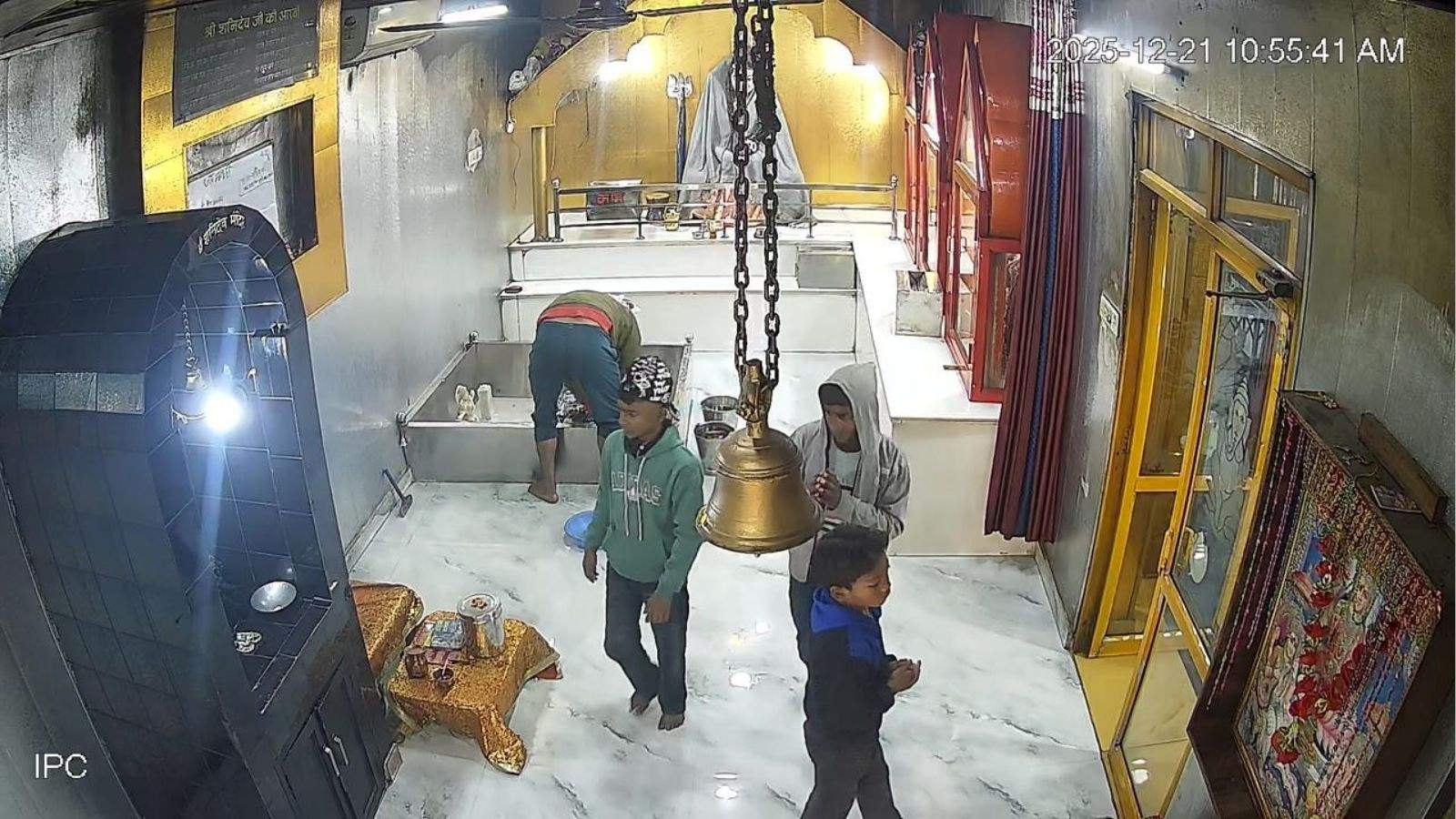 Jalandhar Temple Theft, Grover Colony News, Silver Footprints Stolen, Minor Thieves Jalandhar, Jalandhar Police Investigation, Shani Dev Temple Theft