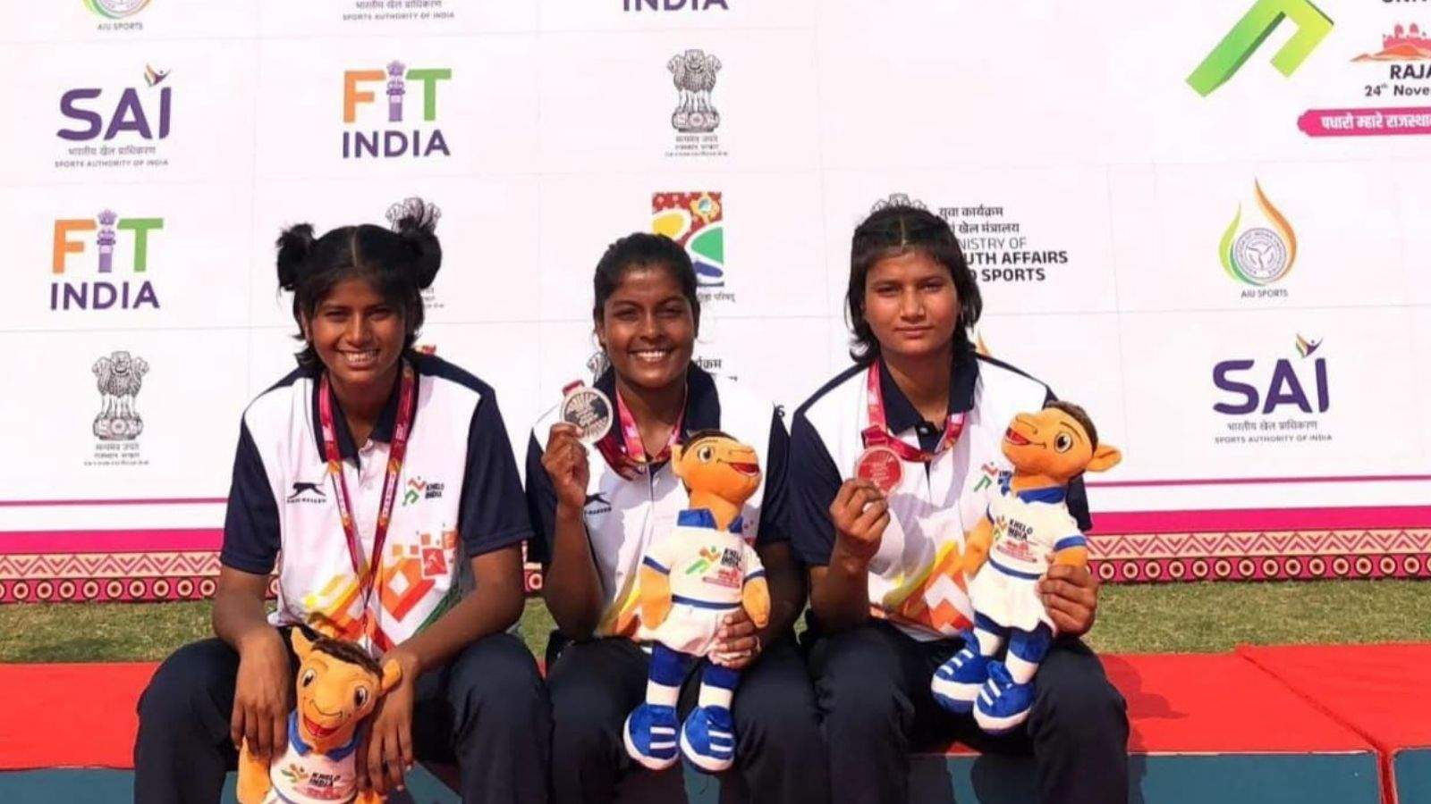 Doaba College women's football team wins silver medal at Khelo India University Games