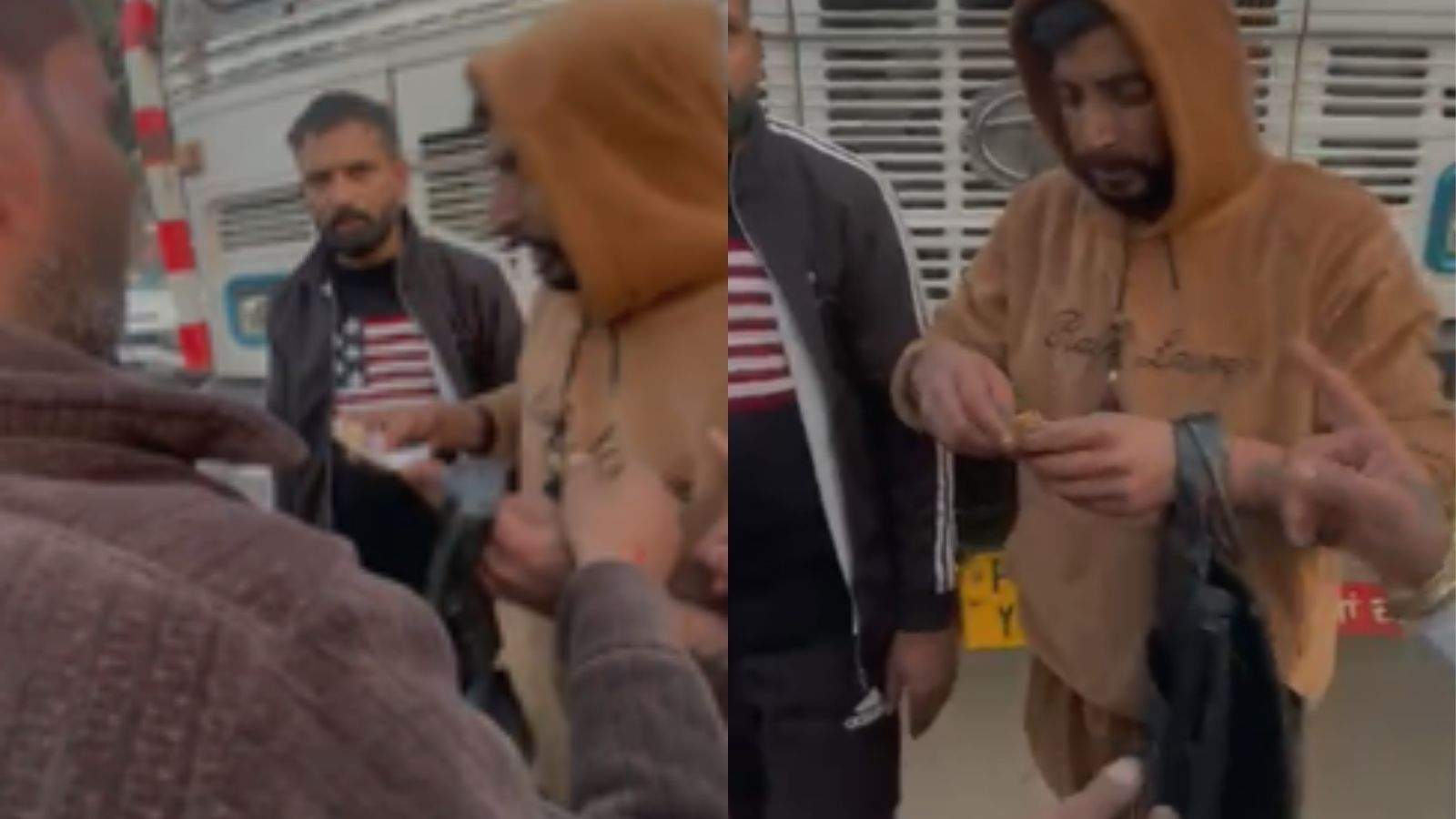 A commotion erupted on the Jalandhar-Phagwara highway after a truck and bus collided