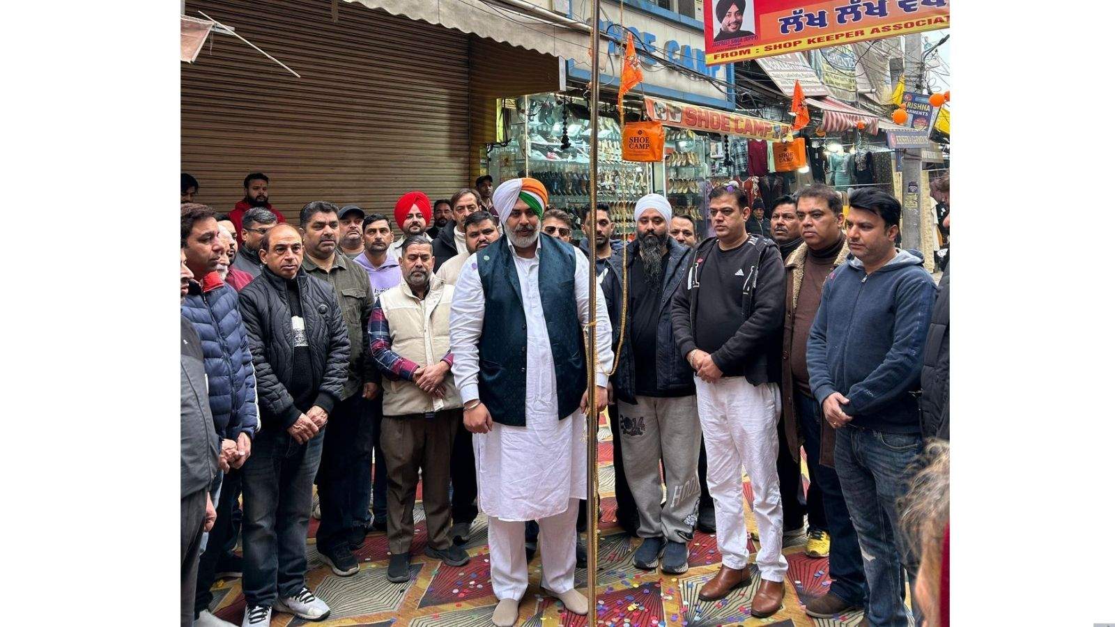 Republic Day was celebrated with great enthusiasm in Bazar Shekhan.