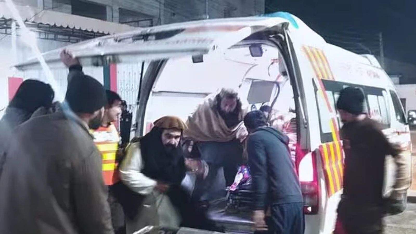 Blast during a wedding in Pakistan.