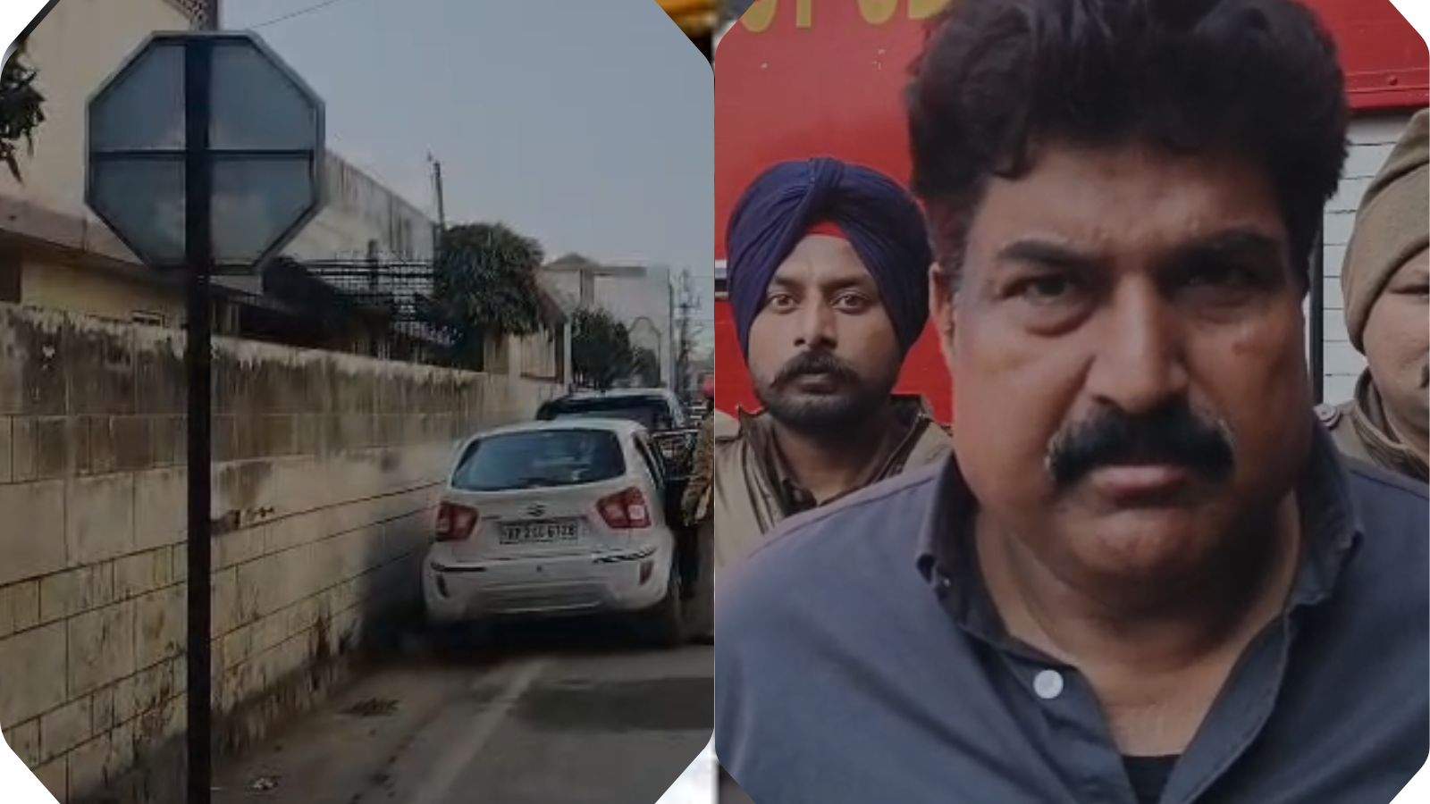 Police on alert after the death of an MLA's relative in Jalandhar.