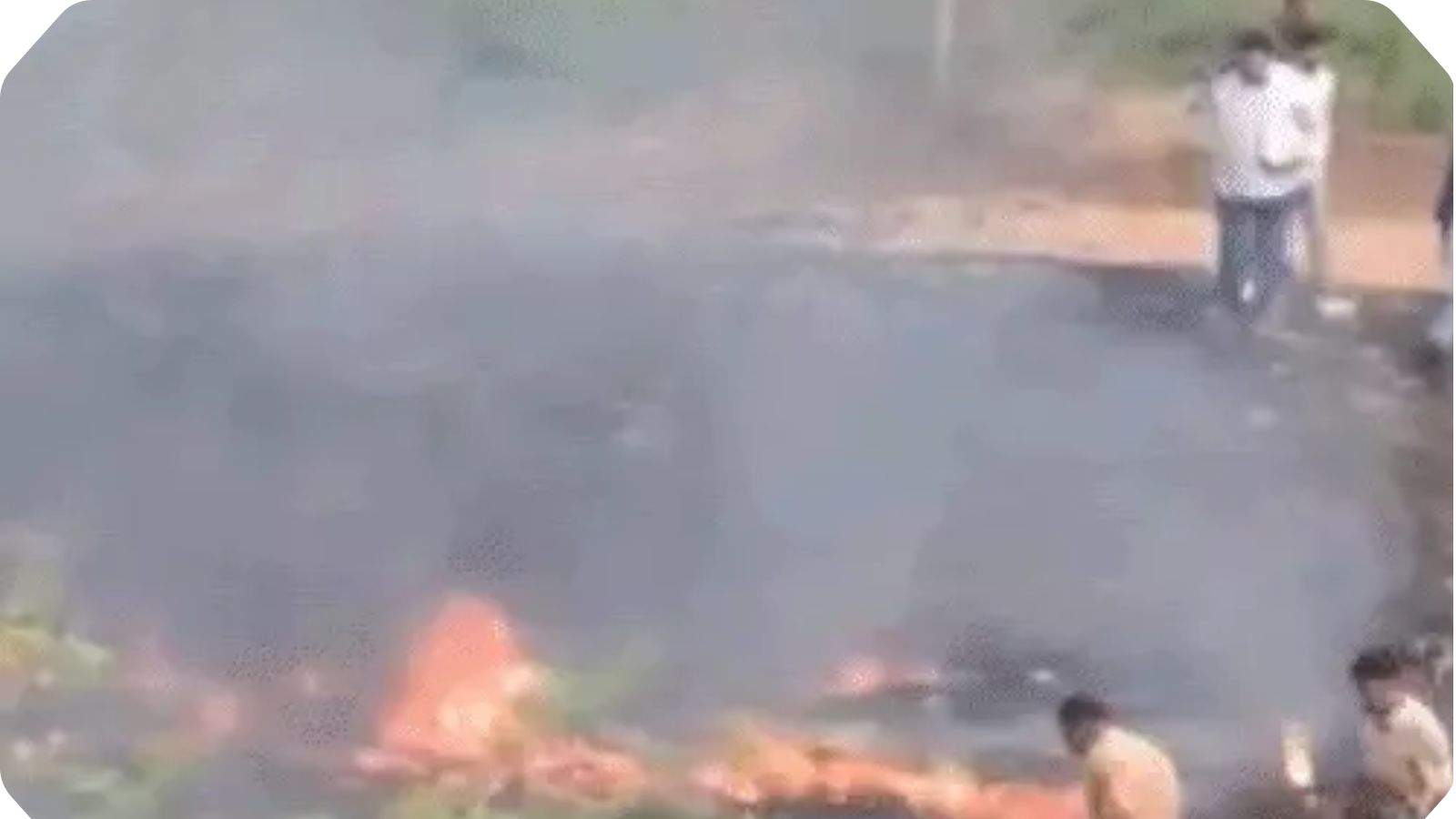 Maharashtra Deputy CM Ajit Pawar's plane crashes; all 6 people on board killed.