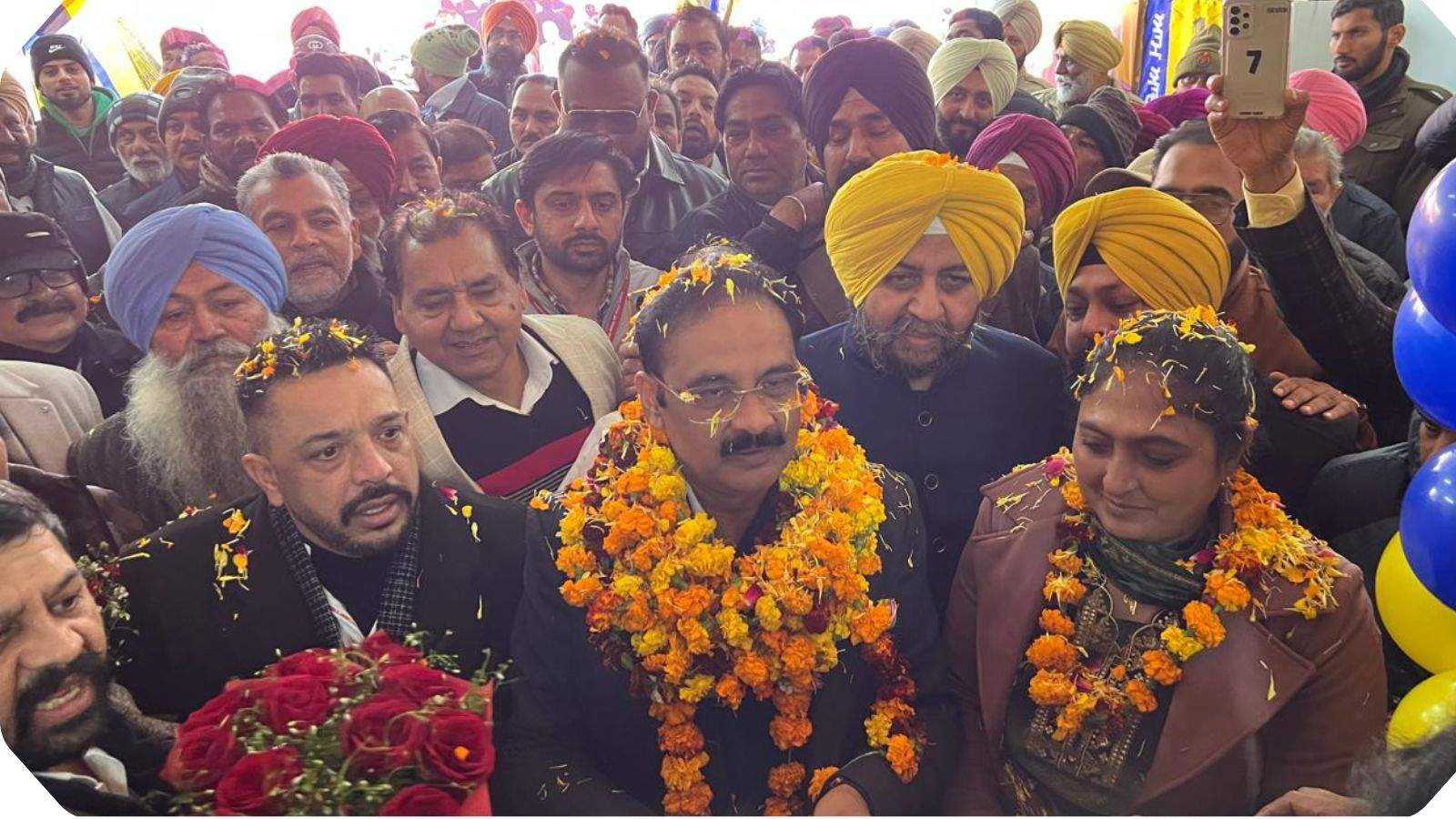 Grand inauguration of Aam Aadmi Party's new office in Jalandhar Cantt