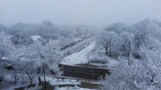 Severe snowstorm in the US