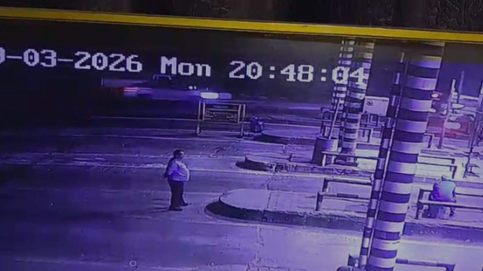 Horrific accident near Cholang toll plaza in Hoshiarpur, speeding vehicle hits parked car, 3 killed