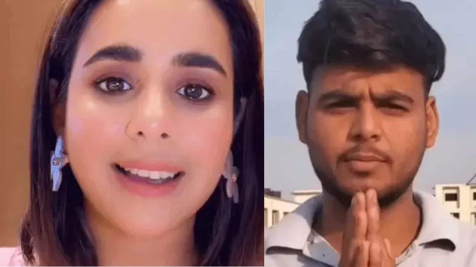 A young man apologized to Sunanda Sharma by holding his ears; the singer replied, "I forgive you—express your love in the right way."