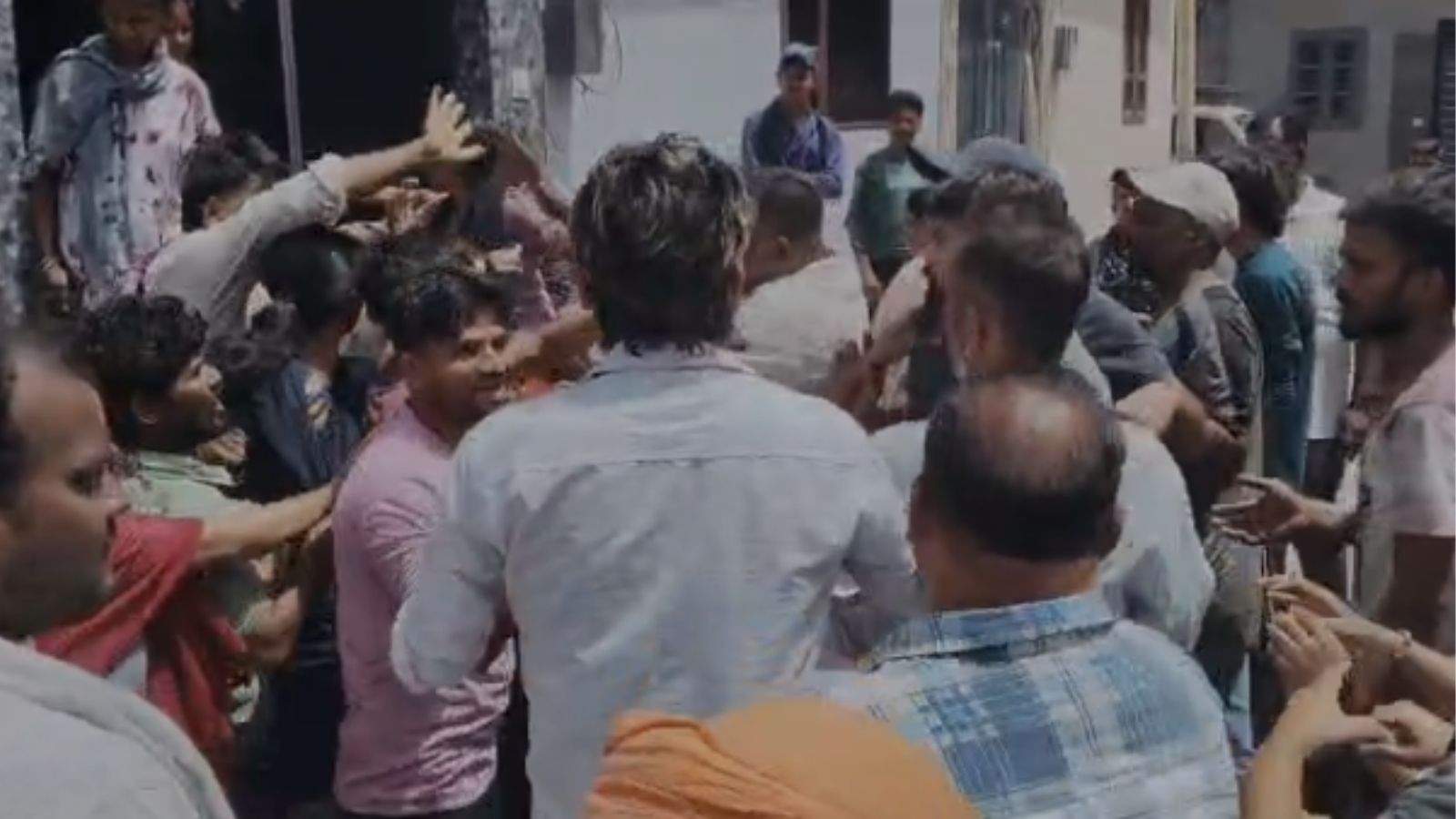 Uproar over installation of transformer in Jalandhar: Youth beaten with slippers in front of councilors