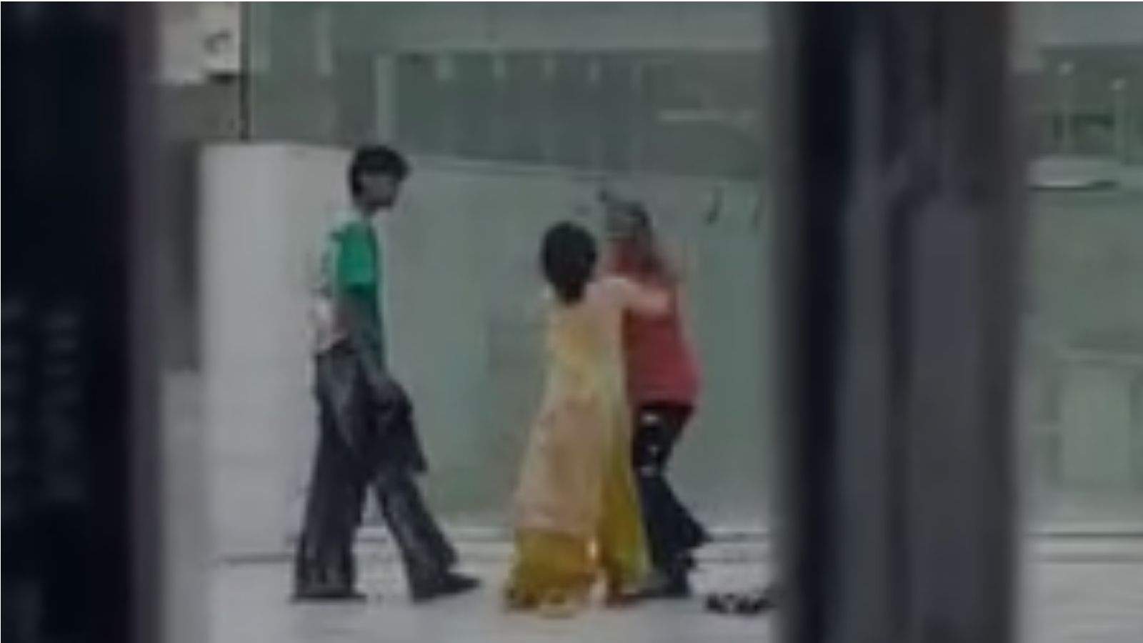Altercation between biological sisters outside the Golden Temple; slaps exchanged; video goes viral.