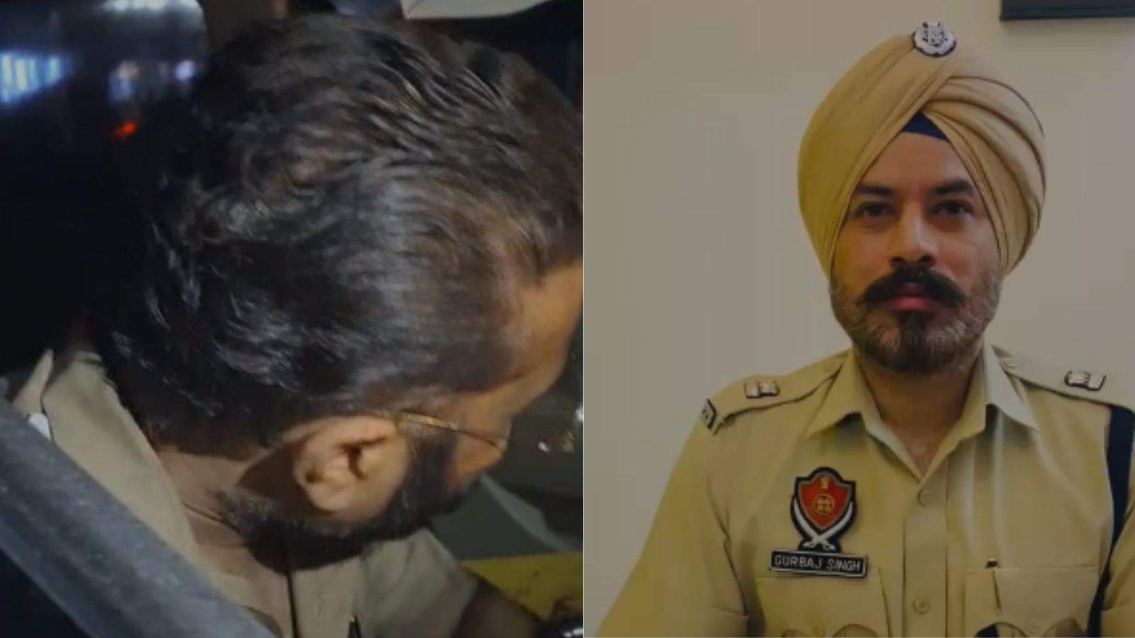 Traffic policeman was driving under the influence of alcohol while in uniform in Jalandhar.